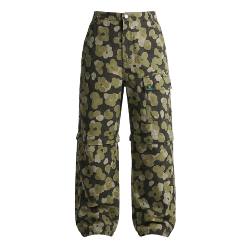 CALCA ZIP OFF CAMO BAW X SMILEY