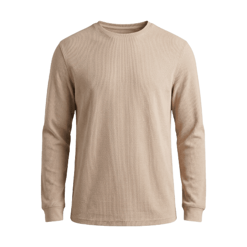 camiseta manga longa com textura