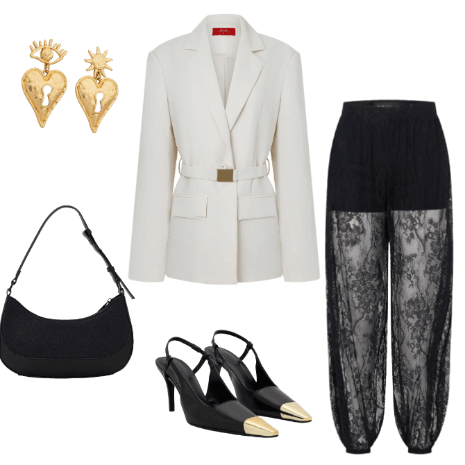 Look Dramático para Festa com amigos