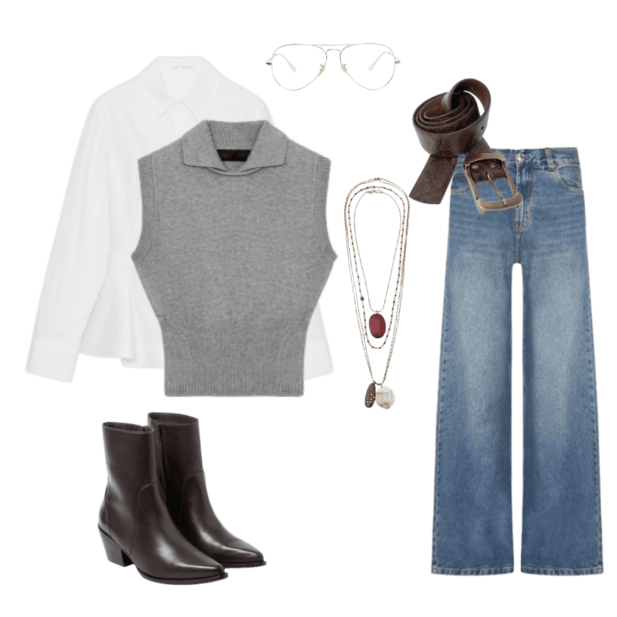 Look Dramático para Trabalho em casa