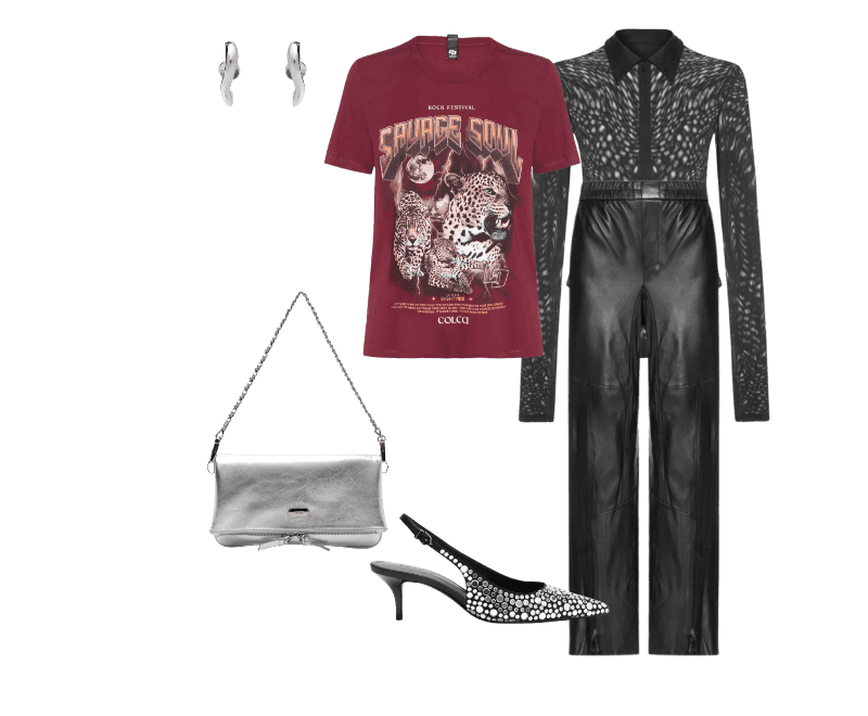 Look Dramático para Festa com amigos