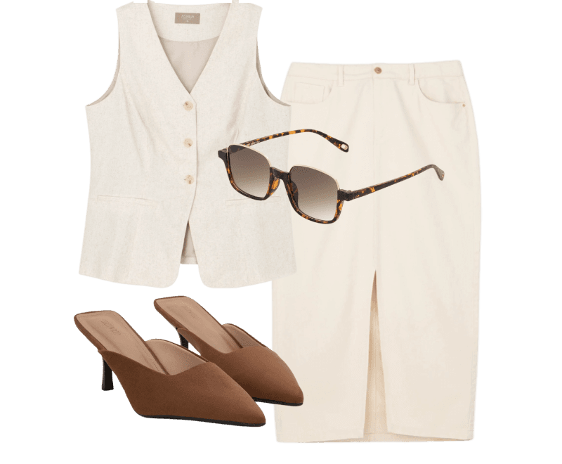 Look Contemporâneo para Trabalho no escritório