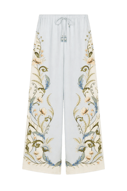 Calça Reta Estampada Milena - Farm