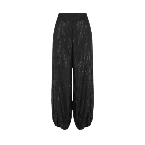 Calça Feminina Ampla Metalizada