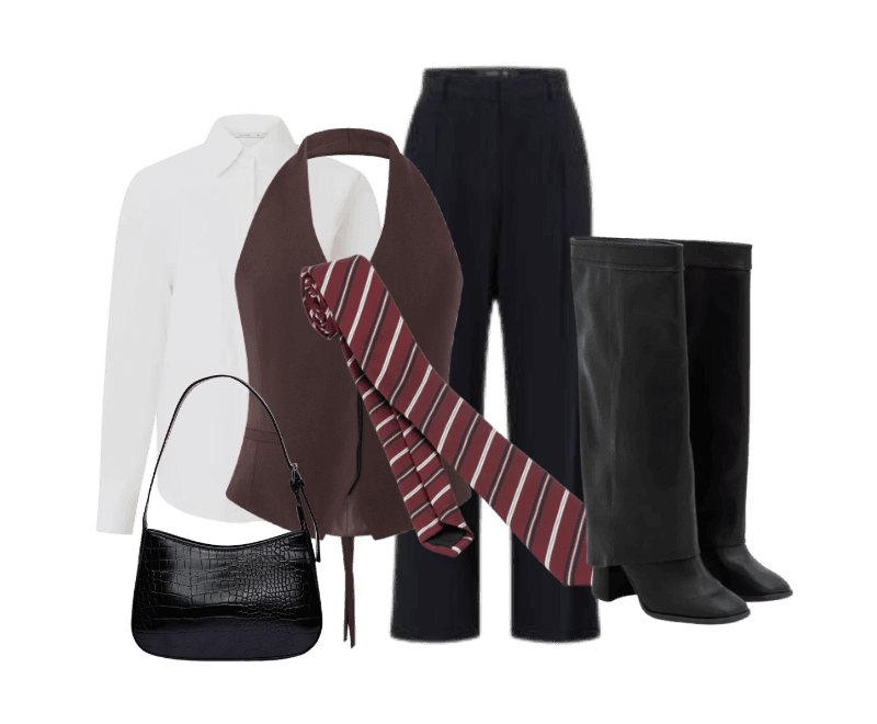 Look Dramático para Trabalho no escritório