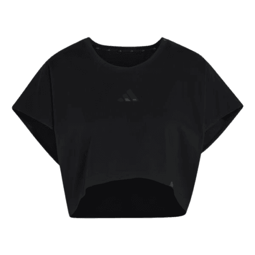 Regata Recortada Boxy adidas Power Workout Três Listras