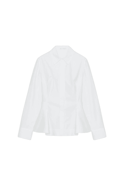 Camisa Peplum de Popelina ZW Collection