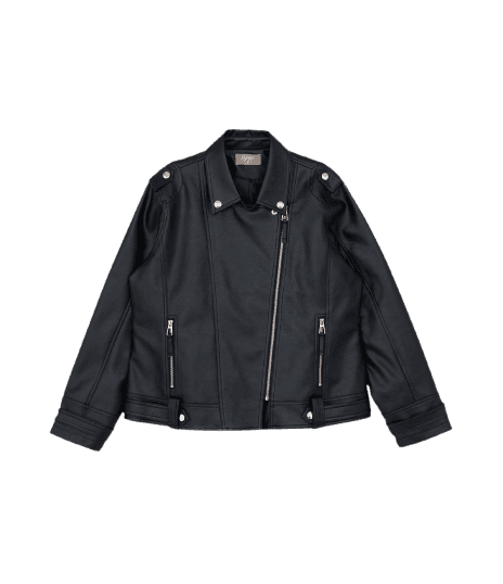 Jaqueta Biker em PU Curve e Plus Size