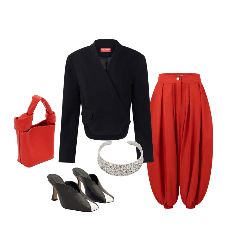 Look Dramático para Festa com amigos