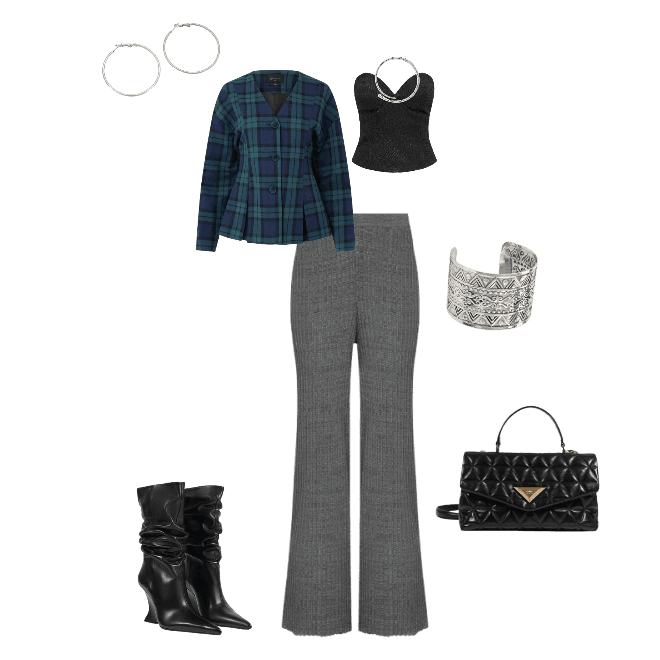 Look Dramático para Festa com amigos