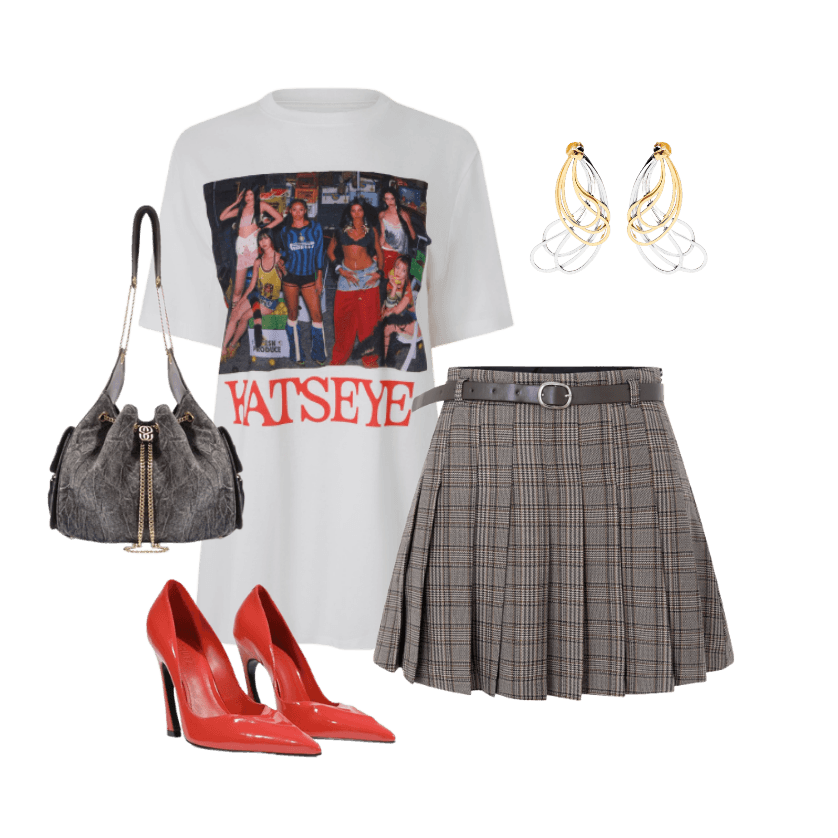 Look Dramático para Festa com amigos