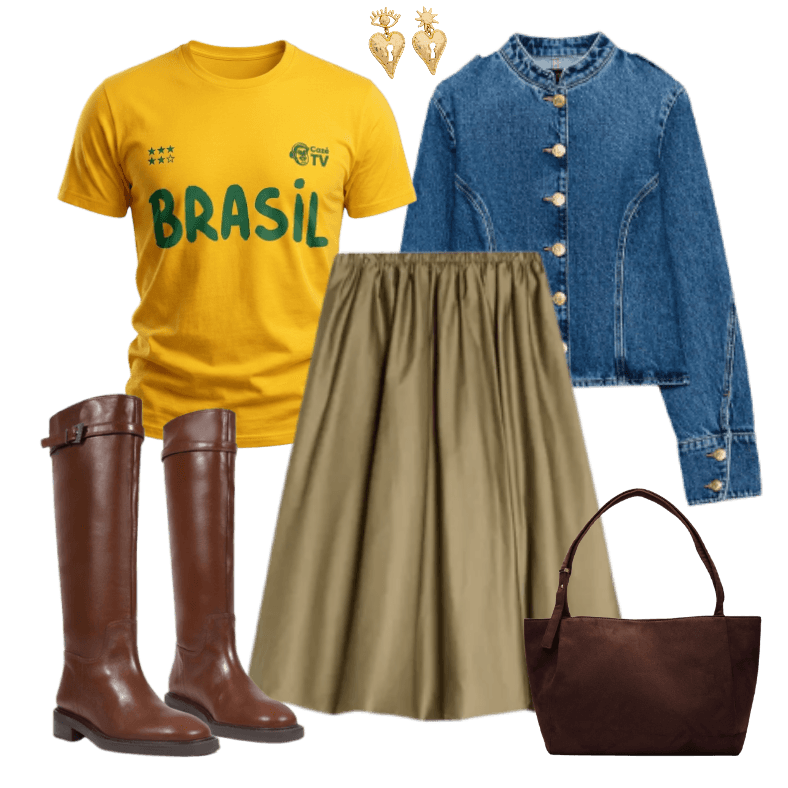 Look Esportivo para Almoço com familia