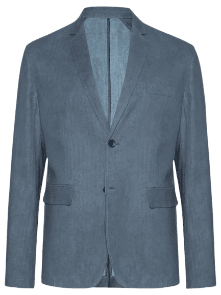 Blazer Masculino Linho Portugal Azul Foxton