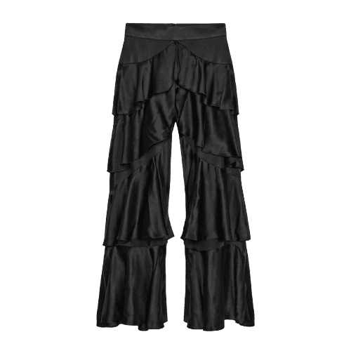 CALÇA COM BABADO E RAMI ZW COLLECTION