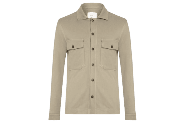 Jaqueta Overshirt Masculina Malha Stelvio Bege Austral