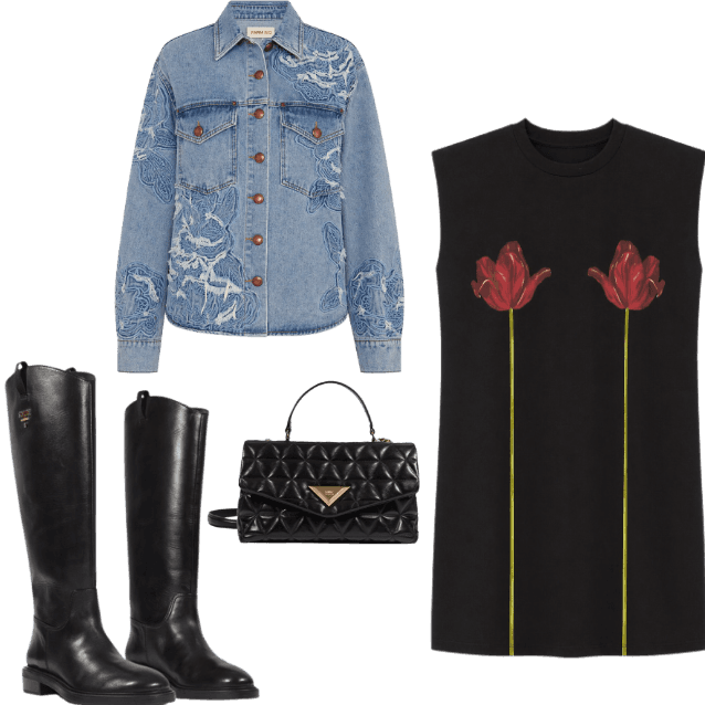 Look Dramático para Festa com amigos