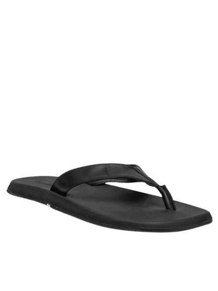 Sandália Masculina Couro Preto Osklen