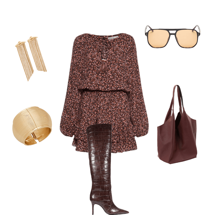Look Dramático para Festa com amigos