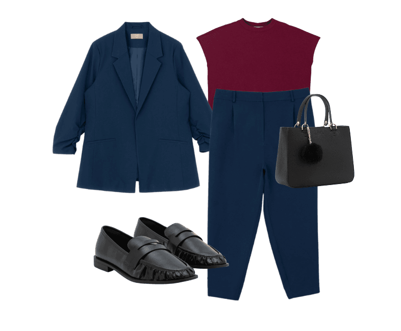 Look Contemporâneo para Trabalho no escritório