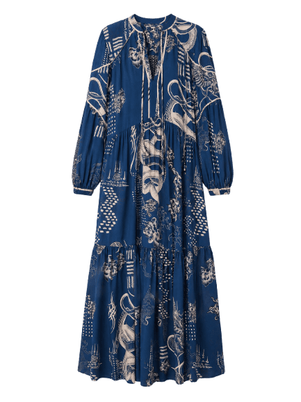 Vestido Midi Estampado