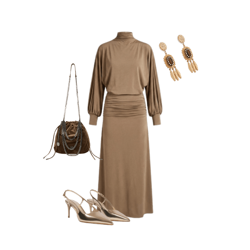 Look Dramático para Festa com amigos