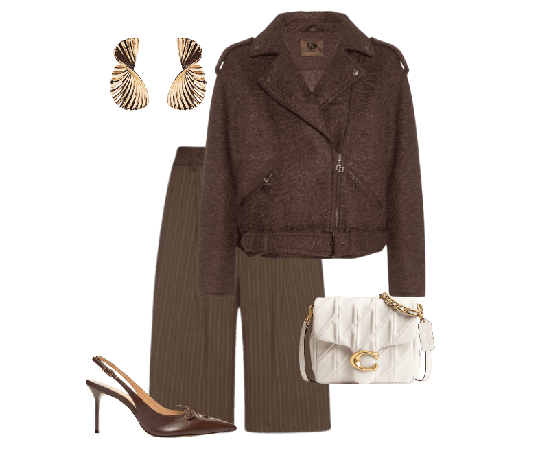 Look Dramático para Almoço com familia