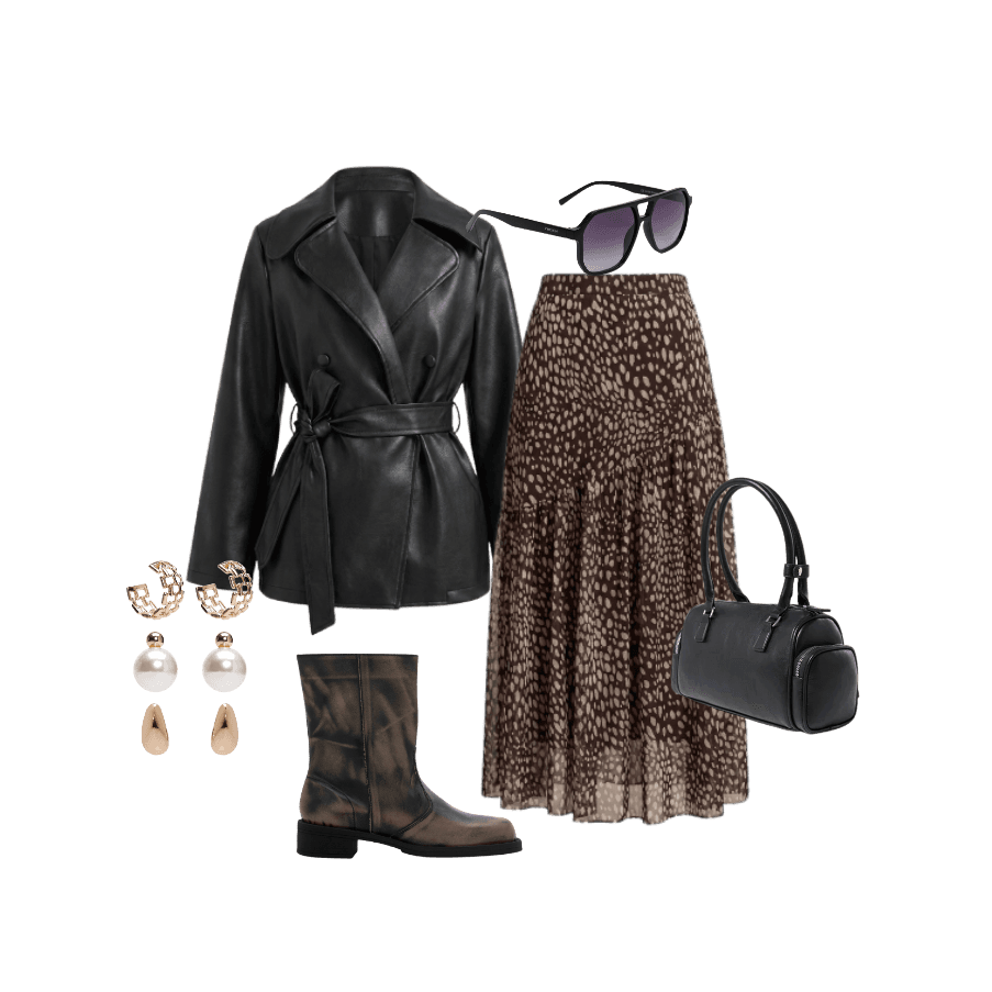 Look Dramático para Festa com amigos
