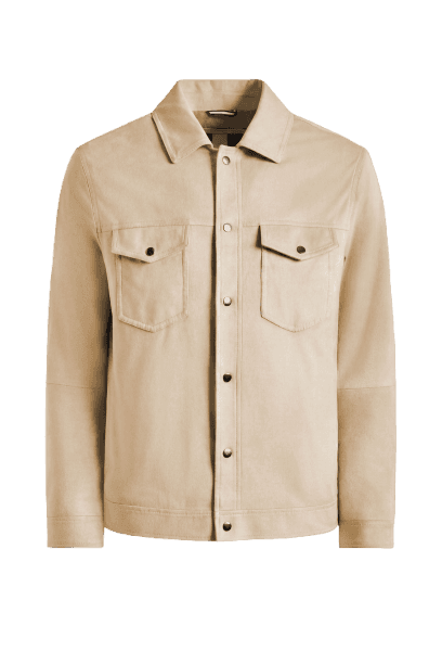 jaqueta trucker suede