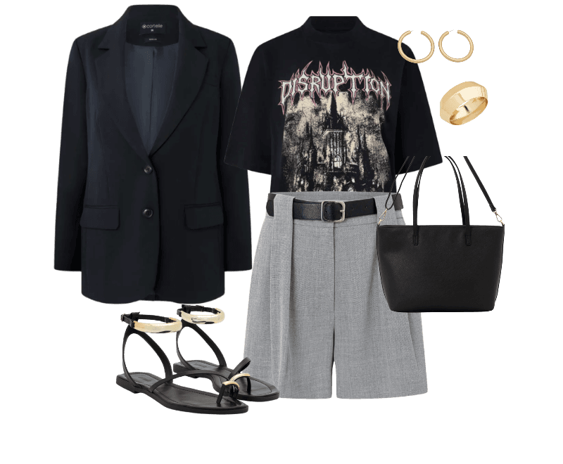 Look Dramático para Trabalho em casa