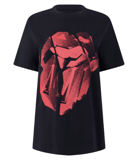 Camiseta em Algodão com Estampa Rolling Stones
