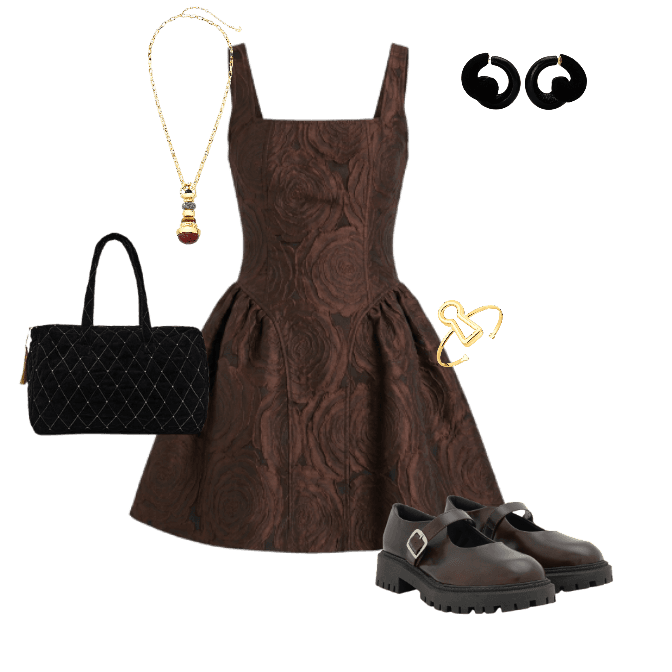 Look Dramático para Festa com amigos