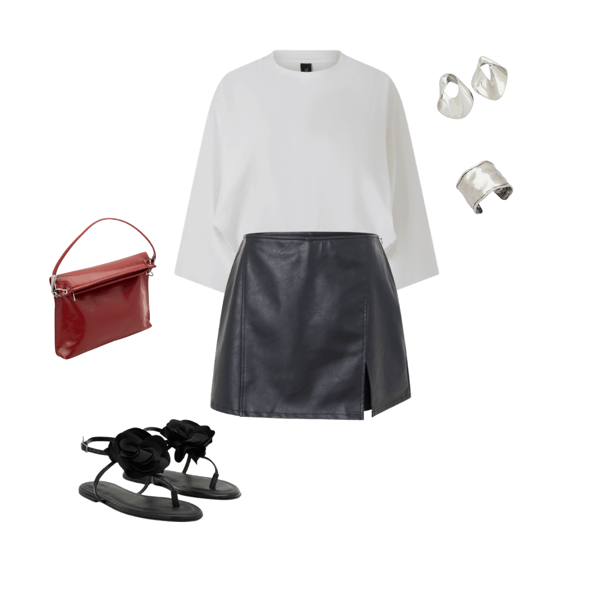 Look Dramático para Almoço com familia