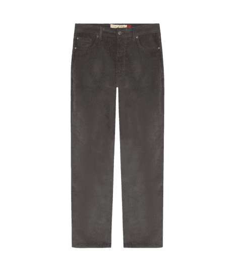 Calca 5 Pockets Veludo Grafite