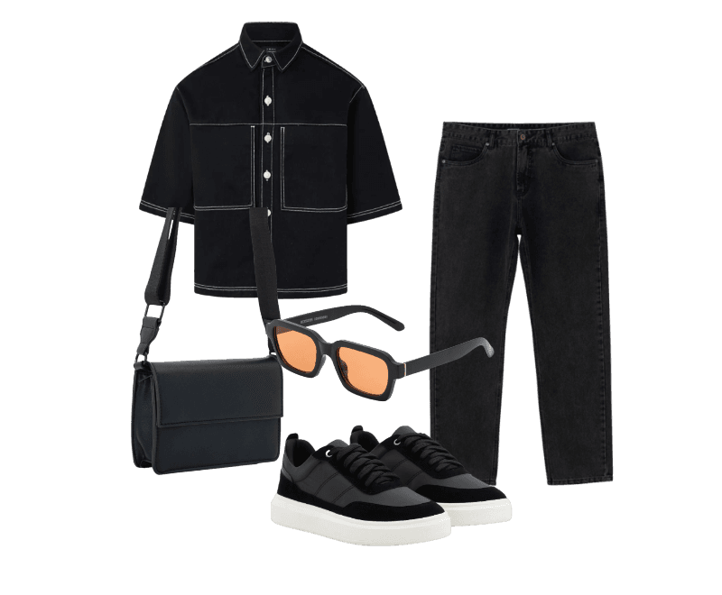 Look Dramático para Festa com amigos