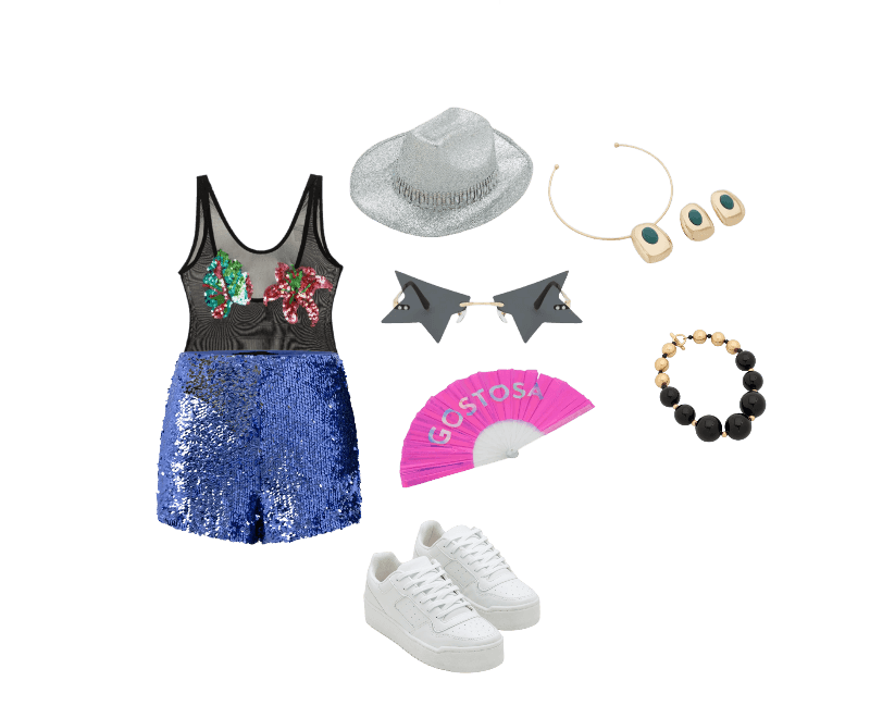 Look Teatral para Festa com amigos