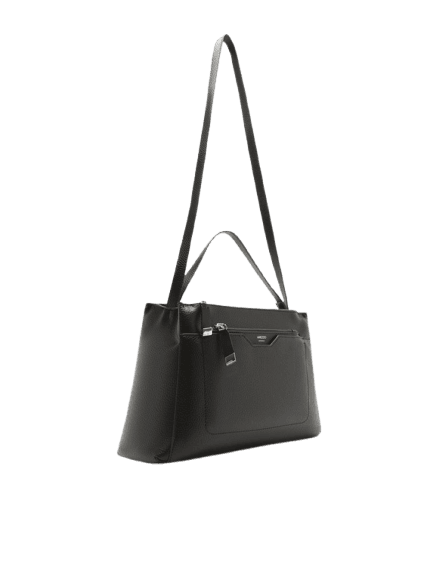 Bolsa Tote Preta Emily Grande