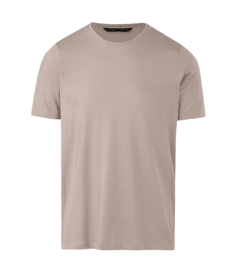 Camiseta Slim Básica em Algodão Peruano com Gola Redonda
