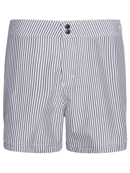 Short Masculino Surf Litoral Stripes Preto Osklen