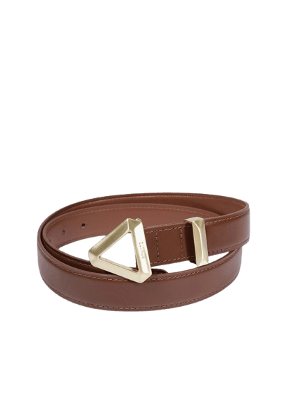 Cinto Bold Triangle Marrom - Schutz