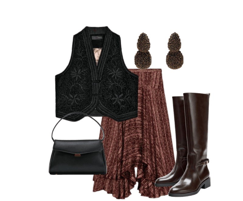 Look Dramático para Trabalho no escritório