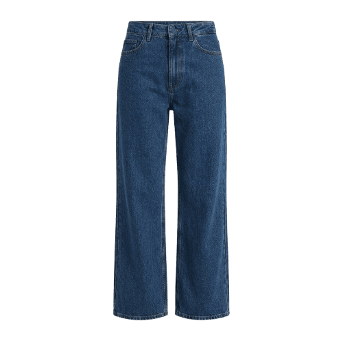 Calça Pool Jeans wide slim feminina - Azul Escuro