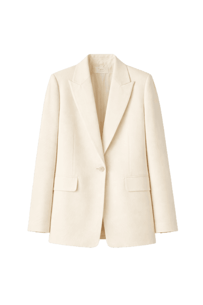 blazer de alfaiataria feminino com linho amarelo