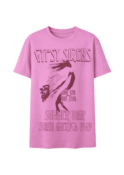 T-Shirt De Malha Fun Gypsy Roxo