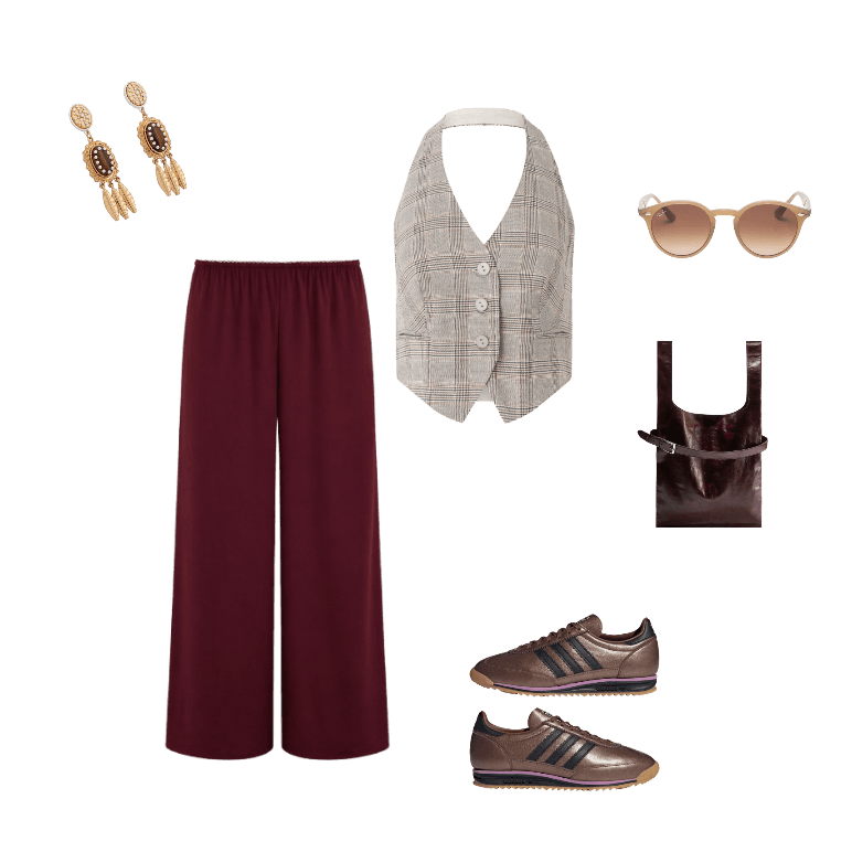 Look Dramático para Trabalho em casa
