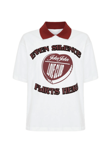 Camiseta Ampla Silence Flirts John John Feminina