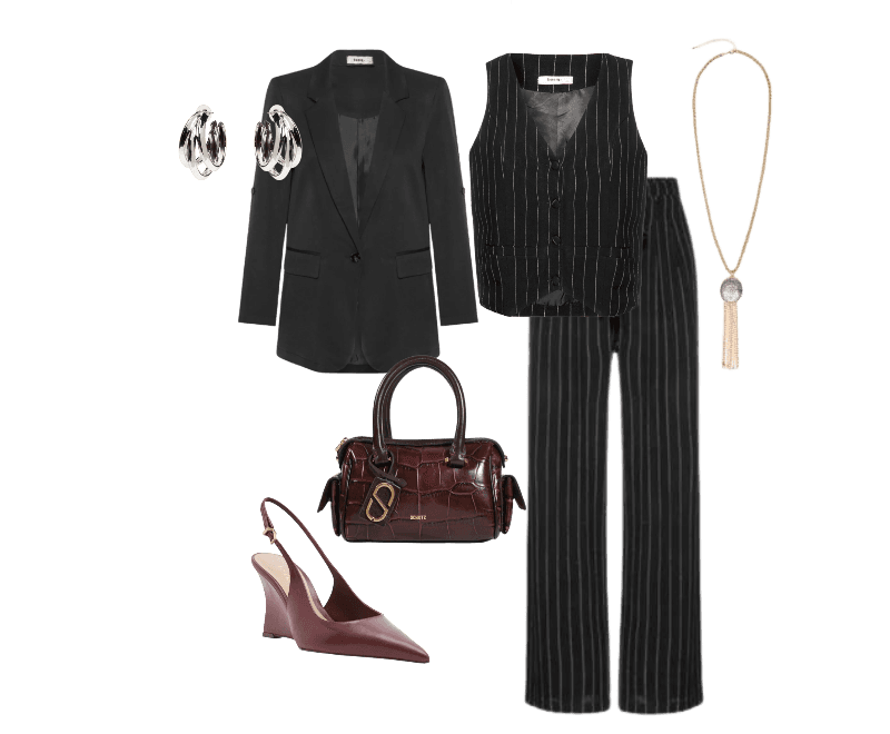 Look Dramático para Trabalho no escritório