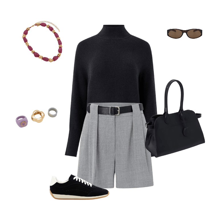 Look Dramático para Trabalho em casa