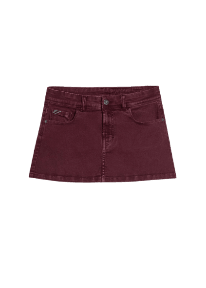 Saia Vintage Denim Color Bordeaux