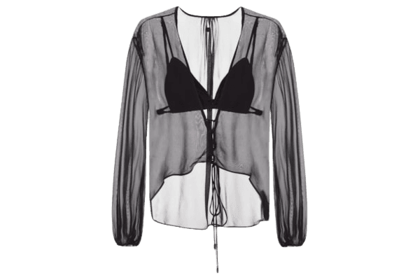 Blusa GGT Trançado Frente Feminina – Preto