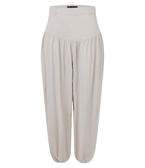 Calça Aladim Alfaiatada com Cós Largo